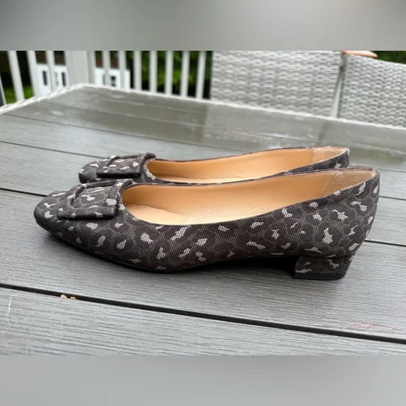 Ann Mashburn olive and brown leopard Patterned Flats - Picture 4 of 5